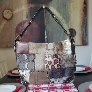 COPY - Coach Carly Patchwork Signature Handbag